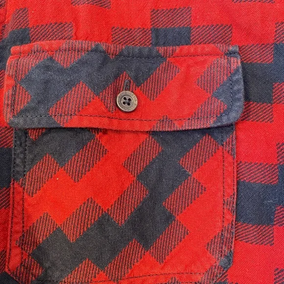 Billionaire Boys Club Luxury Streetwear 100% Cotton Flannel Digi Plaid Shirt LG - Picture 4 of 15